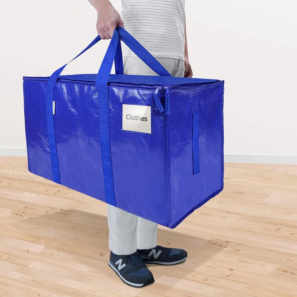 Image of a plastic storage bag for tack.